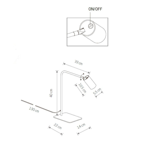 Настольная лампа Nowodvorski Mono 7710