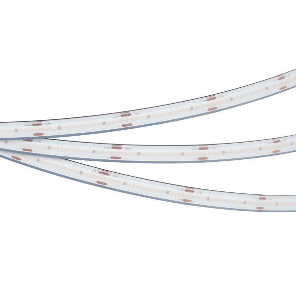 Светодиодная влагозащищенная лента Arlight 4W/m 480Led/m CSP теплый белый 5M герметичная CSP-PFS-X480-10mm 24V Warm2700 045045