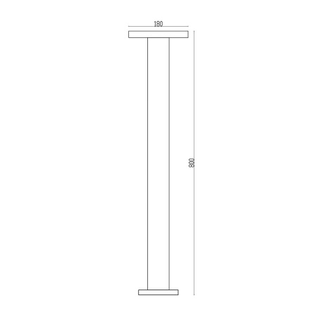 Уличный светодиодный светильник Maytoni Wald O420FL-L12GF1