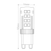 Лампа светодиодная Feron G9 5W 4000K прозрачная LB-432 25770