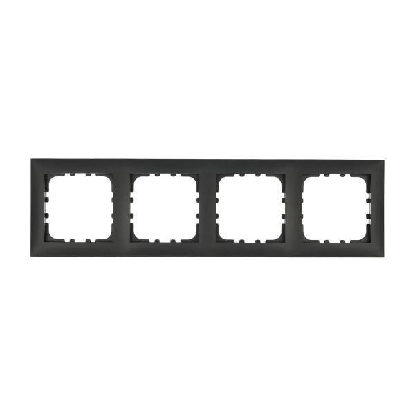 Рамка LK Studio 4-постовая (черный бархат) LK60 864408-1