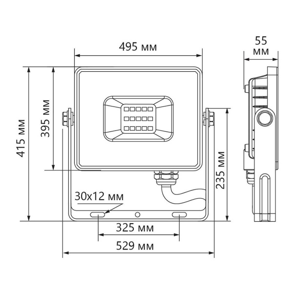 Светодиодный прожектор Feron LL-926 300W 6400K 29501