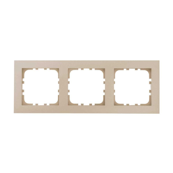 Рамка 3-постовая LK Studio (шампань) LK80 FLAT, 844306-1