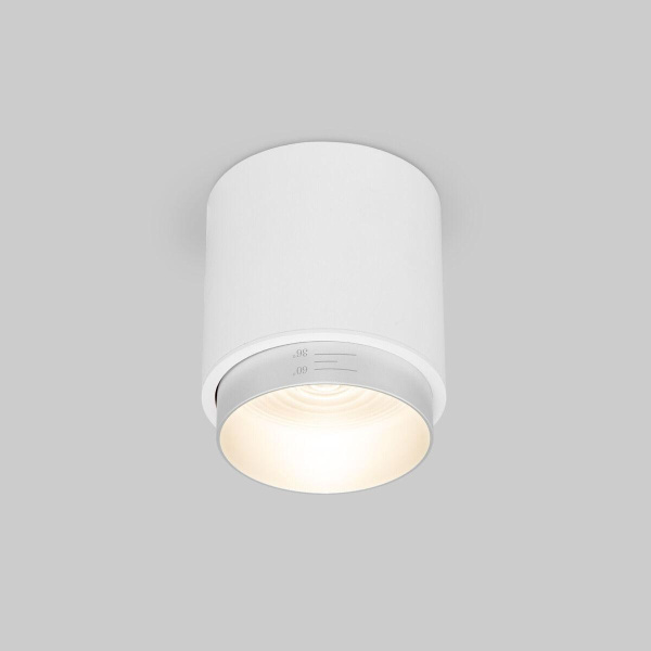 Накладной светодиодный светильник Elektrostandard Cors 25032/LED белый/серебро a062387