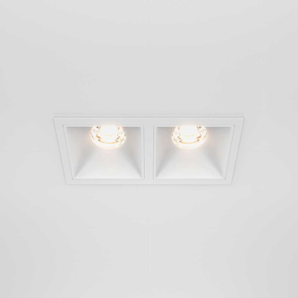Встраиваемый светильник Maytoni Alfa LED DL043-02-10W3K-SQ-W
