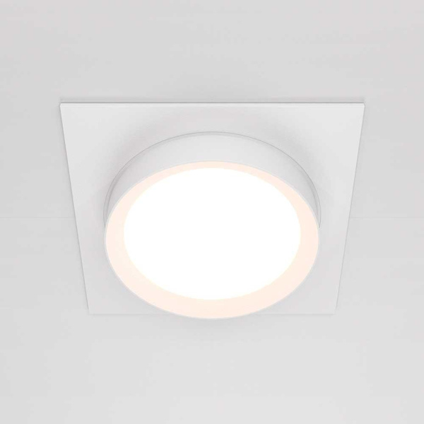 Встраиваемый светильник Maytoni Hoop DL086-GX53-SQ-W