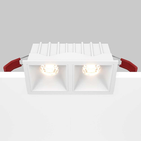 Встраиваемый светильник Maytoni Alfa LED DL043-02-10W3K-SQ-W