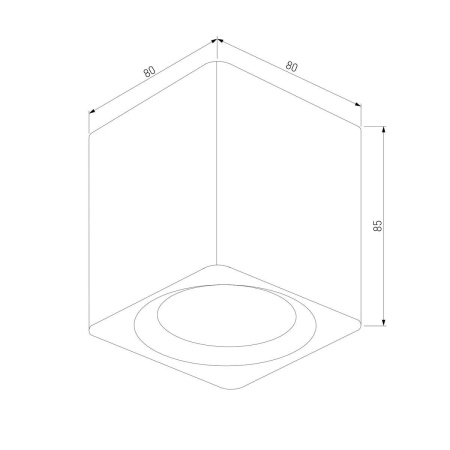 Потолочный светодиодный светильник Elektrostandard Matrix 25051/LED a065287
