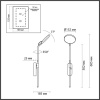 Бра Odeon Light Hightech Redmond 4297/7WL