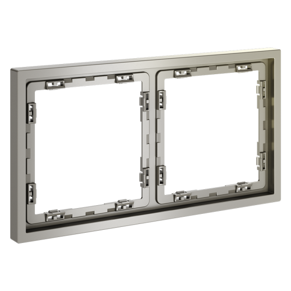 Рамка пластиковая VOLTUM S70 на 2 поста, (шелк)