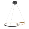 Подвесной светодиодный светильник Escada Relation 10230/2LED Black/Gold