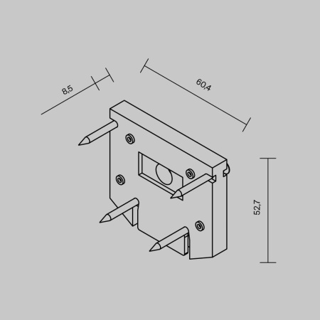 Заглушка Maytoni Technical Exility TRA034D-EC-422W