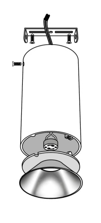 Потолочный светильник Jazzway PDL-R 14080 GU10 5031388