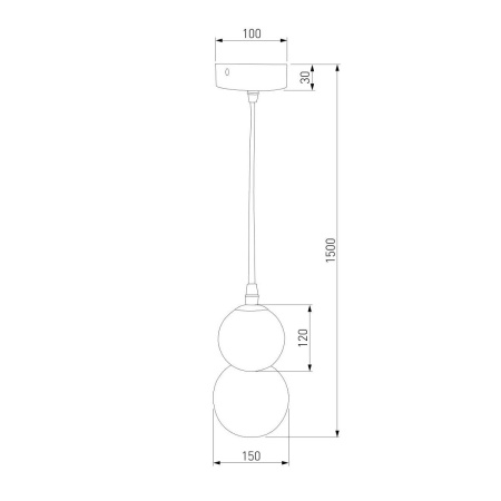 Подвесной светильник Eurosvet Polar 50251/1 LED белый