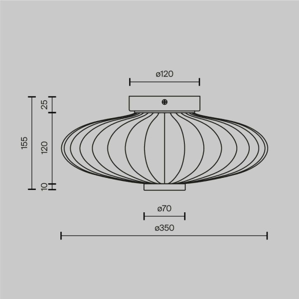 Настенный светодиодный светильник Maytoni Amulet MOD555WL-L8CH4K