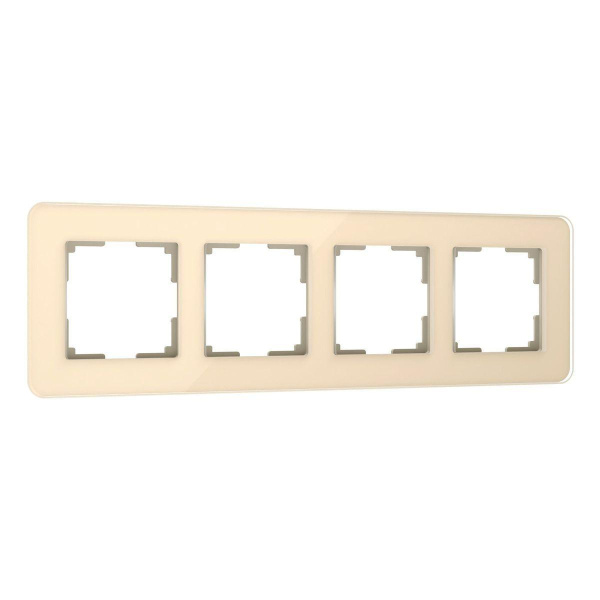 Рамка Werkel Elite на 4 поста айвори W0042443 4690389180811