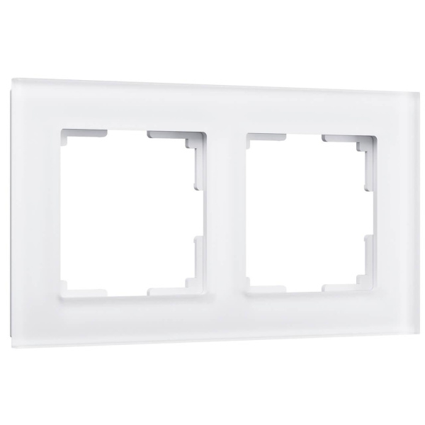 Рамка на 2 поста Werkel Favorit белый матовый W0021105 4690389159572