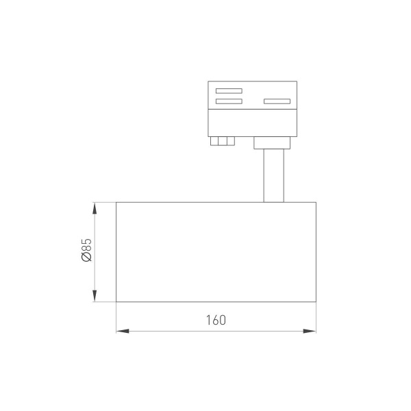 Трековый светодиодный светильник Arlight LGD-Calipso-4TR-R85-20W Day4000-Mix 046734