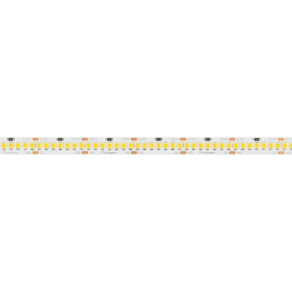 Светодиодная лента Arlight 11W/m 252Led/m 2835SMD теплый белый 5M RT-A252-10mm 24V Warm2400 028620(2)