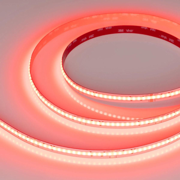 Светодиодная лента Arlight 15W/m 768LED/m CSPSMD дневной белый + разноцветный 5М COB-X768-12mm 24V 041786