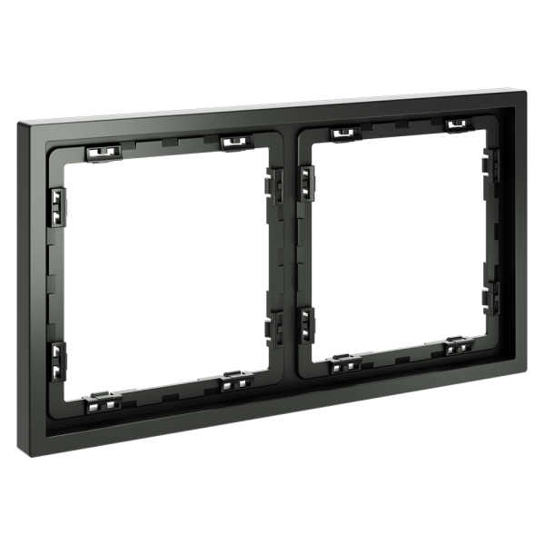 Рамка пластиковая VOLTUM S70 на 2 поста, (титан)