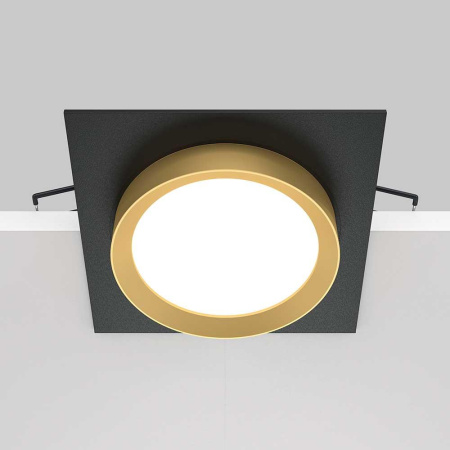 Встраиваемый светильник Maytoni Hoop DL086-GX53-SQ-BG