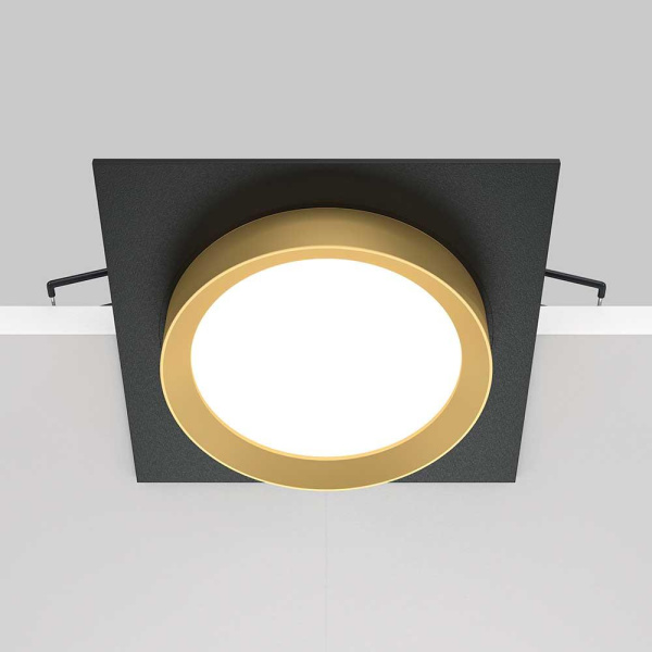 Встраиваемый светильник Maytoni Hoop DL086-GX53-SQ-BG