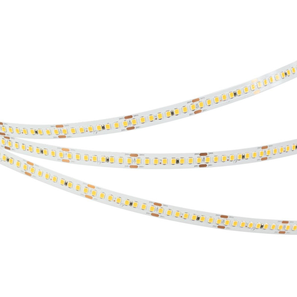 Светодиодная лента Arlight 17,6W/m 192LED/m 2835SMD холодный белый 5M RT-A192-10mm 24V White6000 038773