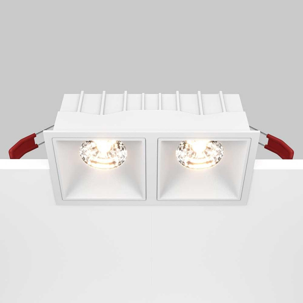 Встраиваемый светильник Maytoni Alfa LED DL043-02-15W3K-D-SQ-W