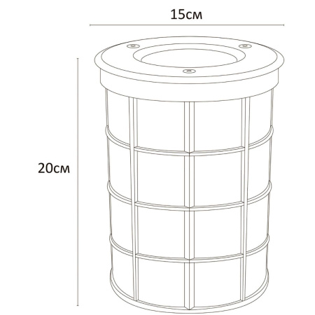 Ландшафтный светильник Arte Lamp Piazza A6014IN-1SS