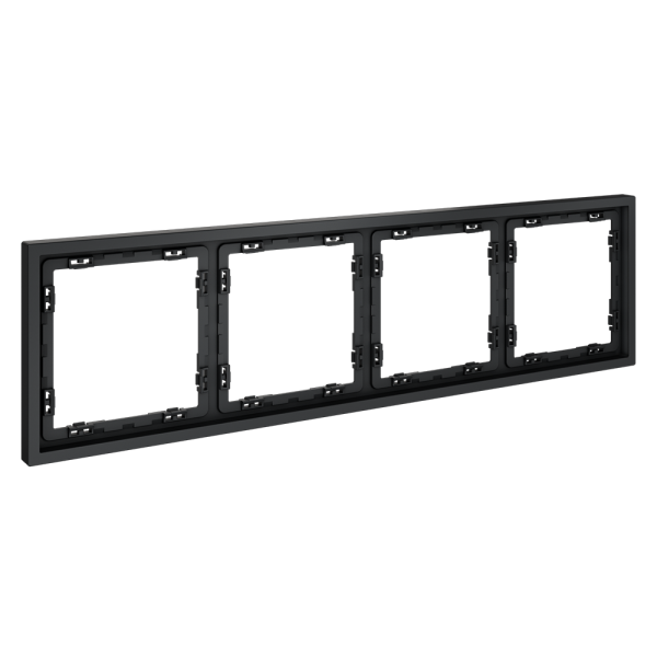 Рамка пластиковая VOLTUM S70 на 4 поста, (графит)