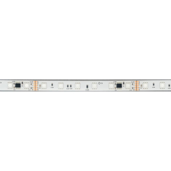Светодиодная лента герметичная Arlight 14W/m 60LED/m 5060SMD разноцветный 5М DMX-PFS-B60-12mm 24V 039608