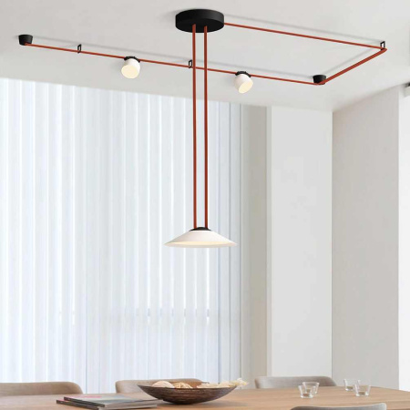 Трековый светильник Denkirs BELTY FLOW DK5564-WH+BK