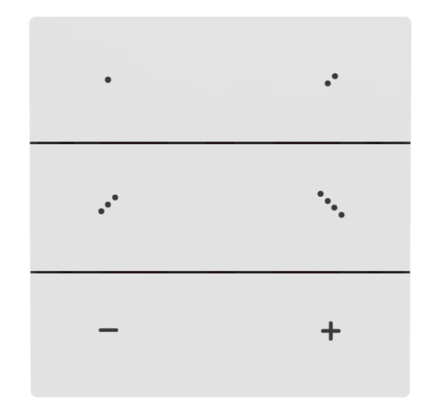 Выключатель Vlinca VBA-RCS6 (White, 6 button, CR2430)