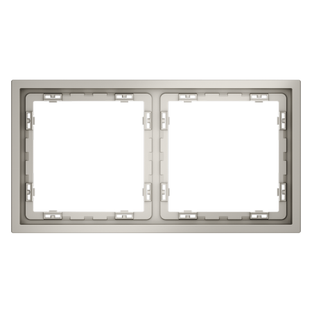 Рамка пластиковая VOLTUM S70 на 2 поста, (кашемир)